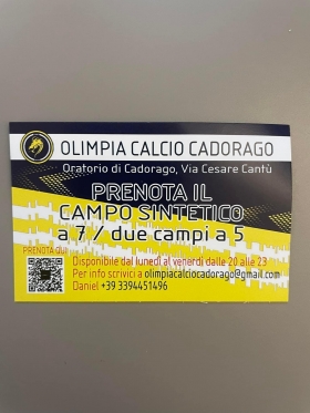  - OLIMPIA CALCIO CADORAGO